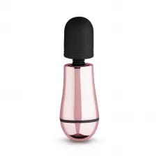 Жезловый мини-вибромассажер Nouveau Mini Massager золотистый с черным 