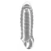 Прозрачная насадка на пенис закрытого типа N 36 Stretchy Thick Penis Extension - 15,2 см прозрачный 