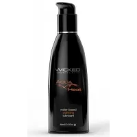 Согревающий лубрикант на водной основе Wicked AQUA HEAT - 60 мл  