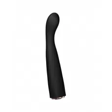 Черный вибратор для G-стимуляции Vibrating Feel Me - 15 см черный 