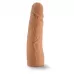 Насадка-фаллоимитатор для трусиков с плугом Realistic 7 Inch Lock On Dildo - 17,8 см карамель (темно-бежевый 