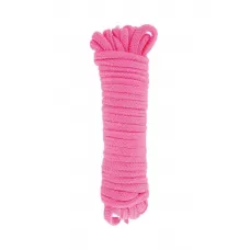 Розовая веревка для связывания Sweet Caress Rope - 10 метров розовый 
