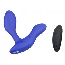 Синий анальный вибратор We-Vibe Vector синий 