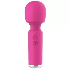 Розовый перезаряжаемый мини-wand Intimate Wand розовый 