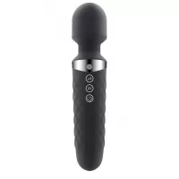 Черный wand-вибратор Be Wanded - 20 см черный 