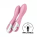 Розовый вибромассажер с функцией расширения Air Pump Vibrator 2 - 20,9 см розовый 