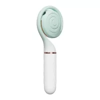 Мятный женский вибратор Lollipop с вакуумной стимуляцией мятный 
