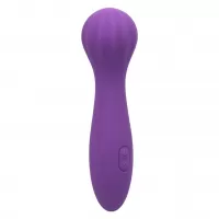 Фиолетовый вибромассажер Stella Liquid Silicone “O” Wand - 17,75 см фиолетовый 