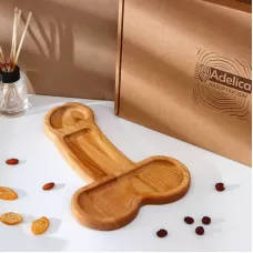 Деревянное блюдо для подачи в форме члена (32,5 х 20 х 1,7 см коричневый Деревянное блюдо для подачи в форме члена (32,5 х 20 х 1,7 см коричневый