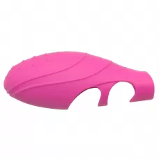 Розовая насадка на палец с вибрацией Bang Her Silicone G-Spot Finger Vibe розовый 