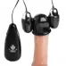 Черная стимулирующая насадка для головки полового члена Multi Speed Vibrating Penis Head Teaser черный 