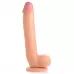 Телесный фаллоимитатор-гигант на присоске Long Logan 10’’ Dildo with Balls - 27,4 см телесный 