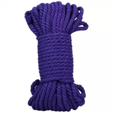 Фиолетовая верёвка для связывания и фиксации Bind Tie - 15,24 м фиолетовый 