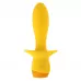 Желтая анальная вибропробка Mellow Yellow - 13,5 см желтый 