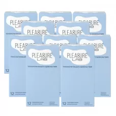 Набор из 10 упаковок ультратонких презервативов Pleasure Lab (по 12 шт  