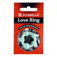 Цветное эрекционное кольцо с 5 бусинами Love Ring разноцветный 