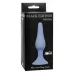 Синяя малая анальная пробка Slim Anal Plug Small - 10,5 см синий 