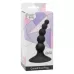 Чёрная анальная пробка Ribbed Plug Black - 10,5 см черный 