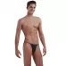 Трусики-стринги из микромодала в рубчик Doreanse Ribbed Modal черный XL
