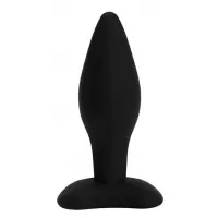 Черная анальная пробка Matter - 14 см черный 