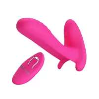 Розовый мультифункциональный вибратор Remote Control Massager розовый 