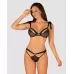 Пикантный комплект эротического белья Obsessivia черный L-XL