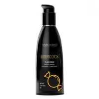 Лубрикант на водной основе с ароматом ирисок WICKED AQUA Butterscotch - 60 мл  