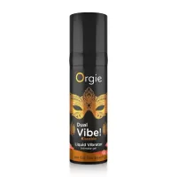 Съедобный гель Dual Vibe Sex On The Beach с эффектом вибрации и вкусом коктейля «секс на пляже» - 15 мл  