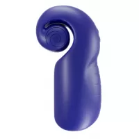 Синий мастурбатор SVibe Evo с вибрацией синий 