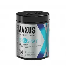Гладкие презервативы Maxus G spot с двойной спиралью - 15 шт  