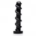 Черный стимулятор с винтовой конструкцией Mighty Screw - 24,1 см черный 