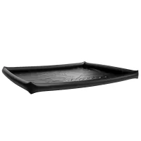 Черная виниловая простынь с надувными краями Nuru Inflatable Vinyl Massage Sheet черный 