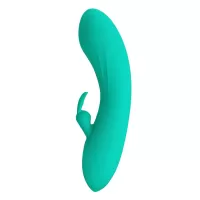 Зеленый мини-вибратор DJ Stick - 12,7 см зеленый 