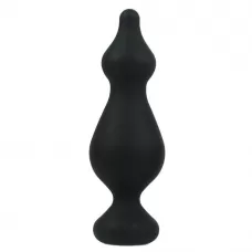 Черная анальная втулка Amuse L - 13,8 см черный 