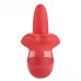 Красный вибратор с подвижным язычком Obelia красный 