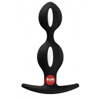 Черный анальный стимулятор B Balls Duo - 13 см черный 
