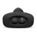Чёрная вибровтулка с ротацией шариков RIMMING REMOTE CONTROL PLUG BLACK - 15,2 см черный 