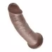 Коричневый фаллоимитатор 9  Cock - 22,9 см коричневый 
