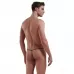 Трусики-стринги из микромодала в рубчик Doreanse Ribbed Modal черный XL