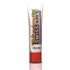 Лубрикант Swiss Navy Strawberry Kiwi Lube с ароматом клубники и киви - 10 мл  