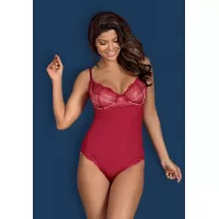 Оригинальное боди Rosalyne бордовый L-XL