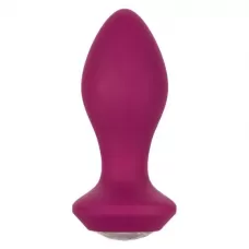 Фиолетовая анальная вибропробка с кристаллом Vibrating Crystal Probe - 10,75 см фиолетовый 