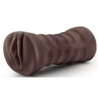 Коричневый мастурбатор-вагина Hot Chocolate Brianna коричневый 