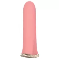 Нежно-розовый мини-вибромассажер Uncorked Rose - 12 см нежно-розовый 