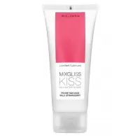 Смазка на водной основе Mixgliss Kiss с ароматом земляники - 70 мл  