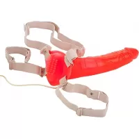 Розовый женский страпон Betty’s Jelly Bumble Bee - 21,5 см розовый 