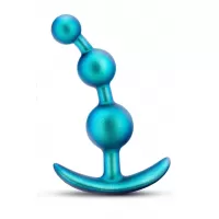 Бирюзовый анальный стимулятор The Gamma Plug - 13,3 см бирюзовый 