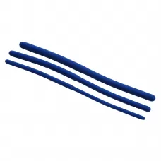 Набор из 3 синих силиконовых уретральных расширителей Invasion Silicone Urethral Sound Trainer Set синий 