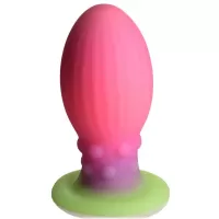 Розовая пробка-яйцо XL Xeno Egg - 17,6 см розовый 
