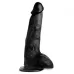 Черный фаллоимитатор Beefy Brad 9’’ Dildo with Balls - 22,4 см черный 